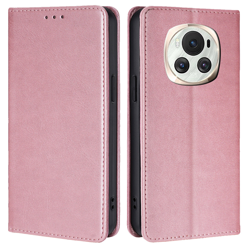 For Honor Magic6 5G Case Magnetic Closing Stand Leather Wallet Phone Cover For Honor Magic6 5G Case Magnetic Closing Stand Leather Wallet Phone Cover